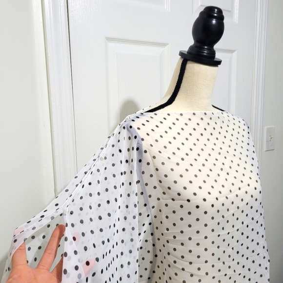 Polka Dot Spring Shoulder Wrap - Picture 2 of 5